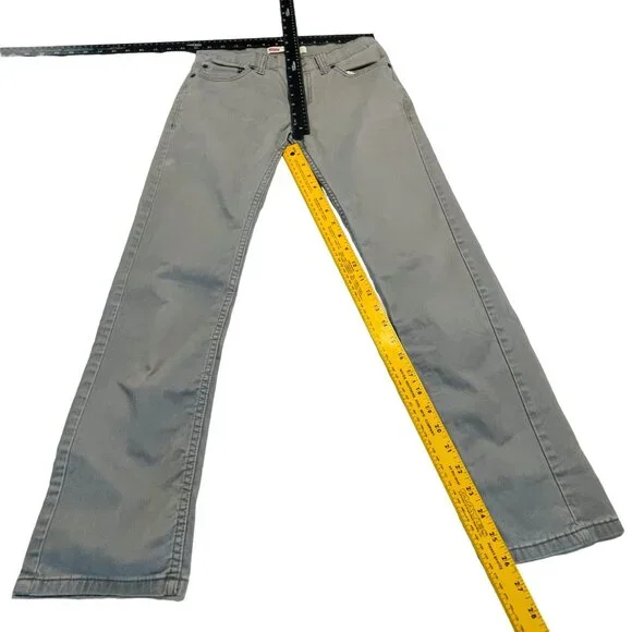 Levi's Boys Slim Fit Gray Jeans 14 Reg W27 L27 Comfort Stretch - Picture 12 of 12